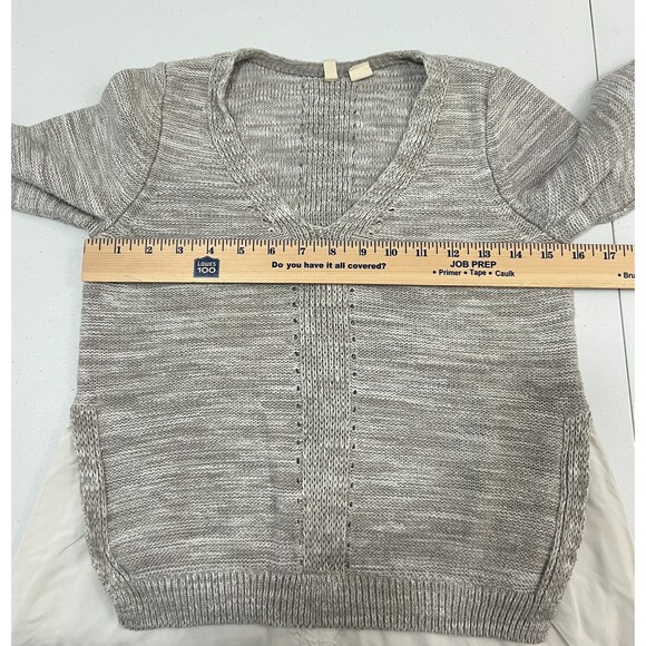 Anthropologie Moth Women's Layered Aselin Pullover Shirttail Sweater Size S - Picture 8 of 12